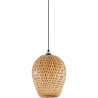 Buy Stylish Bamboo Design Boho Bali Pendant Lamp Natural wood 59856 - prices